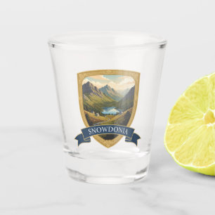 Snowdonia National Park Wales Travel Shot Glass