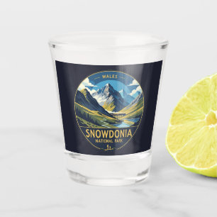 Snowdonia National Park Wales Travel Shot Glass