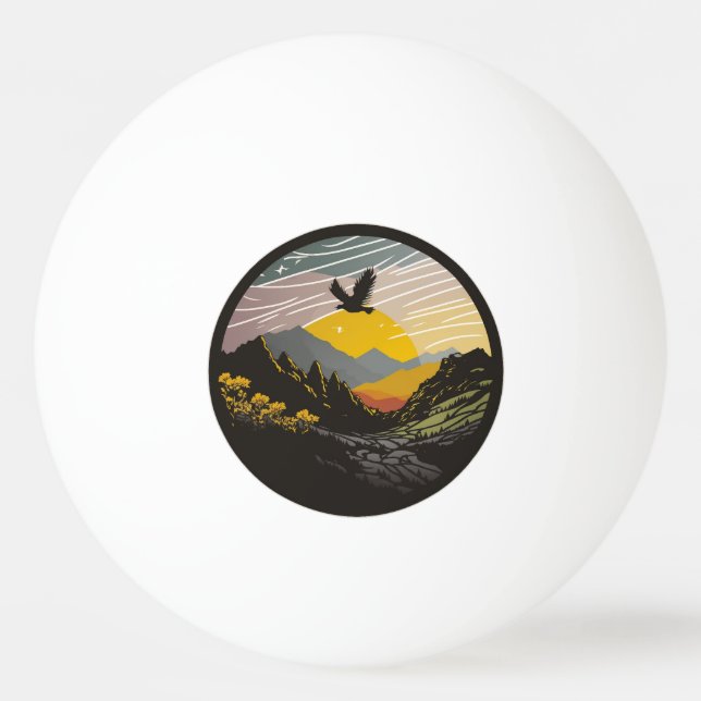 Snowdonia Ping Pong Ball (Front)