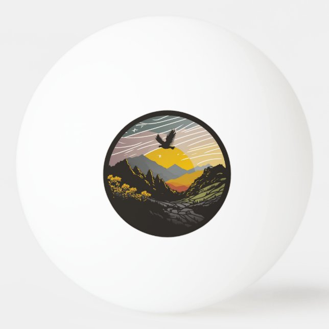 Snowdonia Ping Pong Ball (Front)