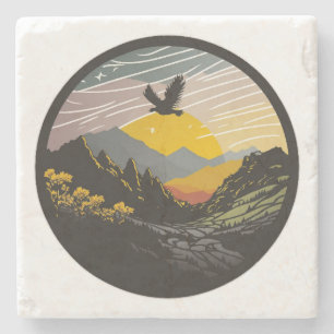 Snowdonia Stone Coaster