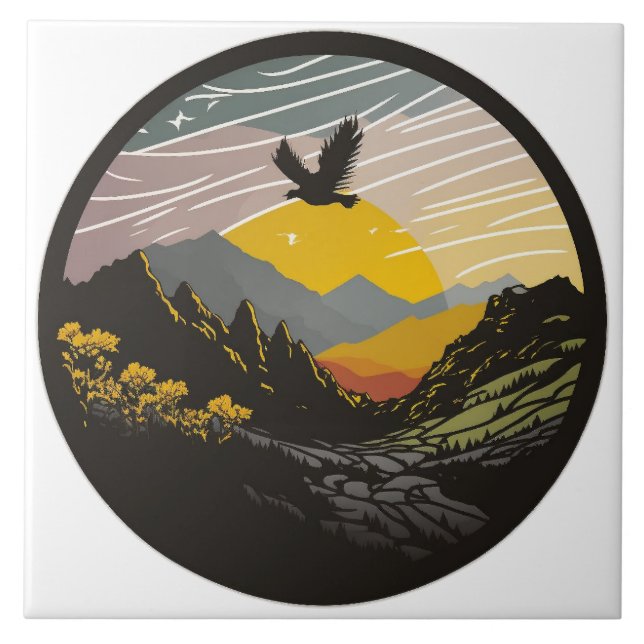 Snowdonia Tile (Front)