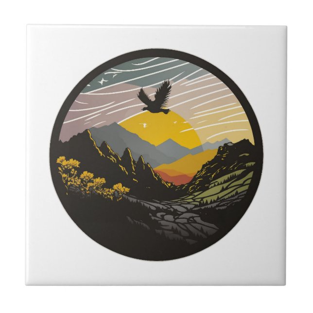 Snowdonia Tile (Front)