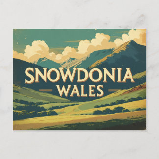 Snowdonia, Wales – Majestic Peaks & Wild Beauty Postcard