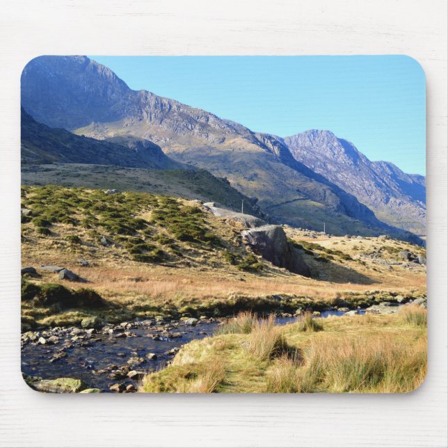 Snowdonian mountains mouse mat (Front)