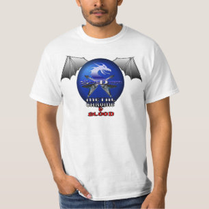SnowDragon Metal Chrome and Blood tour shirt