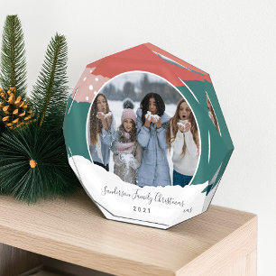 Snowdrift   Family Christmas Memory Photo Block