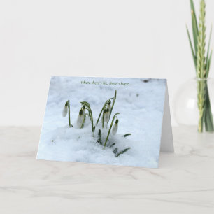 Snowdrop Imbolc Greeting Card