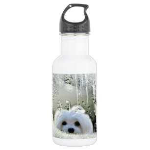 Snowdrop the Maltese 532 Ml Water Bottle