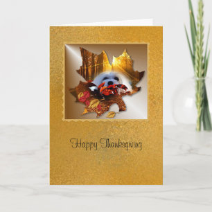 Snowdrop the Maltese Thanksgiving Card