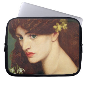 Snowdrops, 1873 (oil on canvas) laptop sleeve