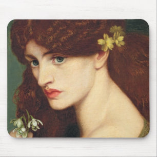 Snowdrops, 1873 (oil on canvas) mouse mat