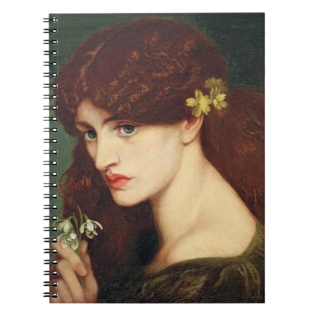 Snowdrops, 1873 (oil on canvas) notebook (Front)