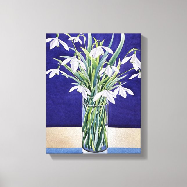 Snowdrops Canvas Print (Front)