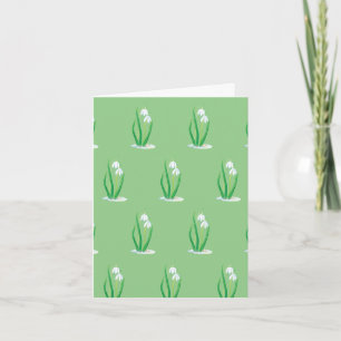 Snowdrops (Galanthus) Card