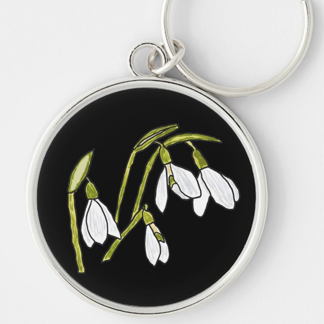 Snowdrops Key Ring (Front)