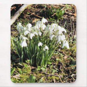 SNOWDROPS MOUSE MAT