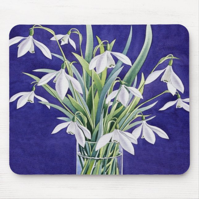 Snowdrops Mouse Mat (Front)