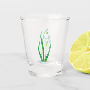 Snowdrops  shot glass