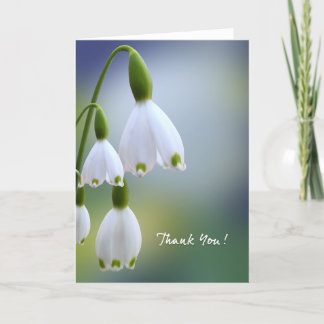 Snowdrops Thank You Card