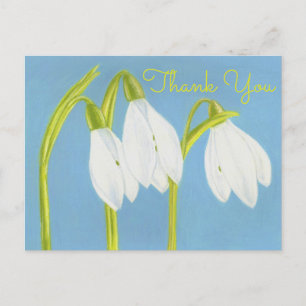 Snowdrops ~Thank You Card