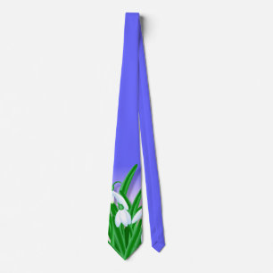 Snowdrops Tie