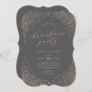 Snowfall Christmas Party Invitation