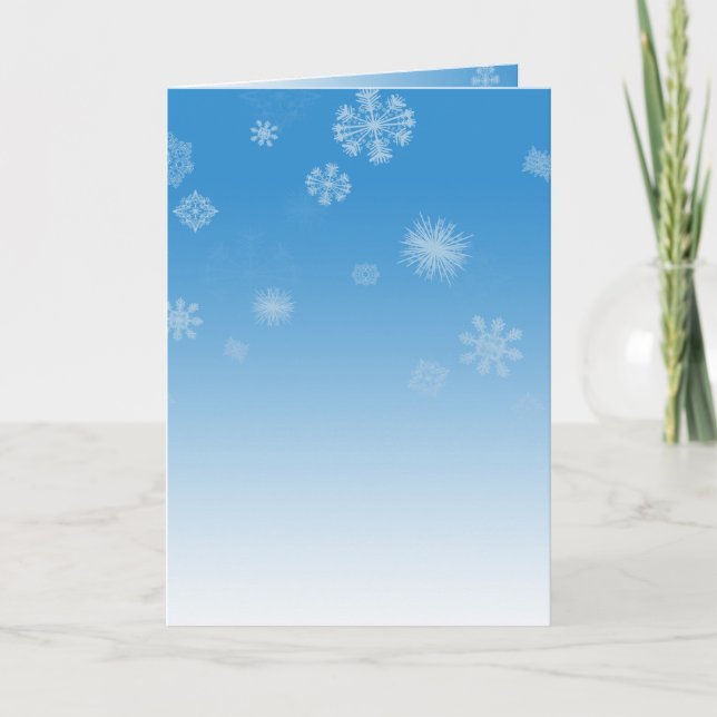 Snowfall Holiday Card (Front)