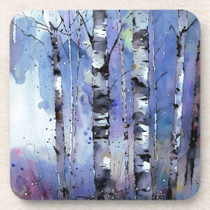 Snowfall in the Enchanted Birch Coaster