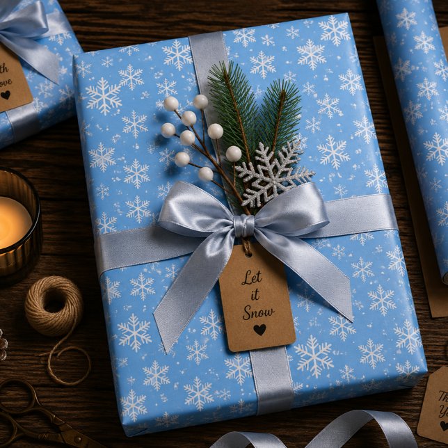 Snowfall Serenade Wrapping Paper Sheet (Creator Uploaded)