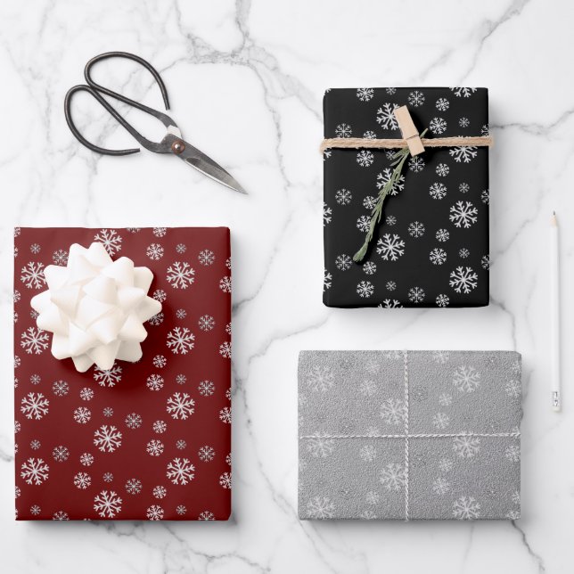 Snowfall Wrapping Paper (Front)