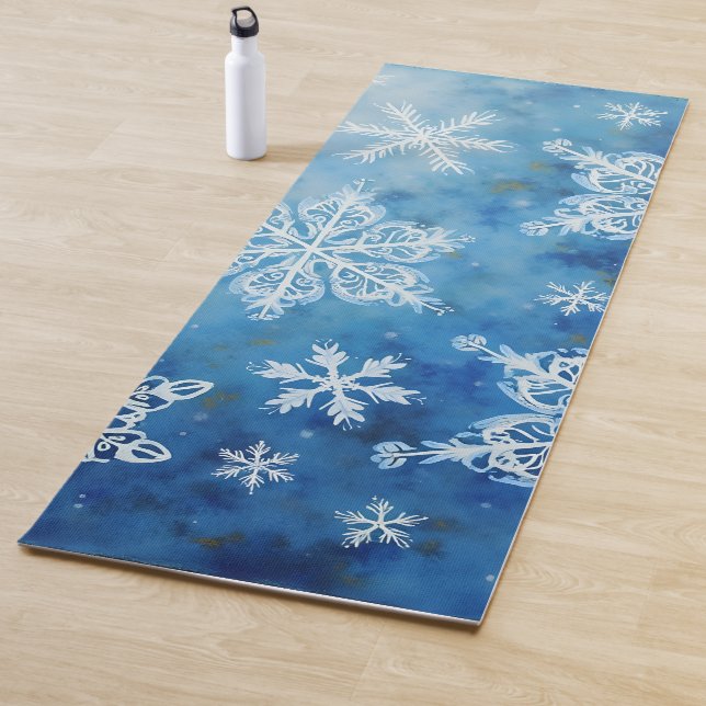 Snowfall Yoga Mat (In Situ)