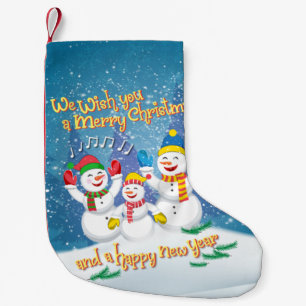 SnowFamily - Christmas & New Year Small Christmas Stocking