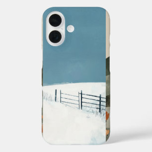 Snowfield Geometry iPhone 16 Case