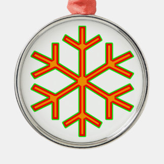 snowflake #1 metal tree decoration