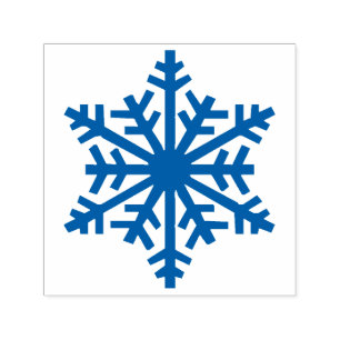 Snowflake 1 of 6 self-inking stamp