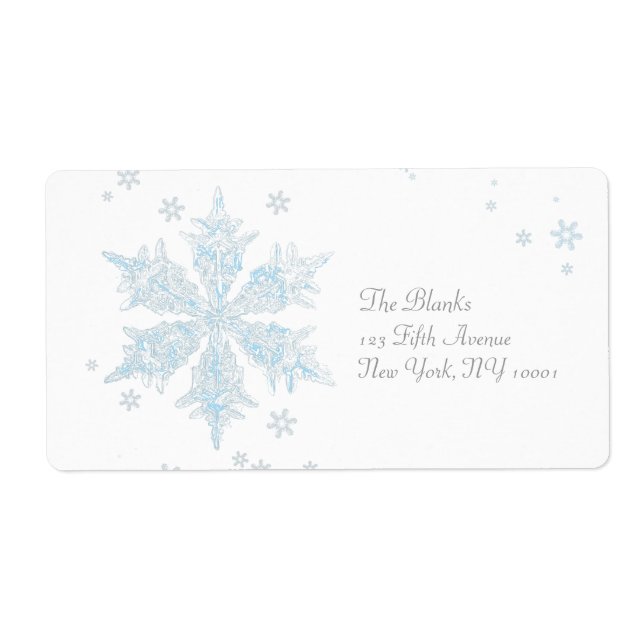 snowflake 3 label (Front)