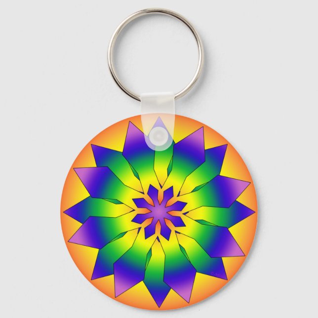 Snowflake 4444 key ring (Front)