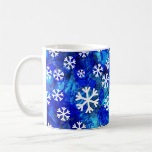 Snowflake Abstract: Vintage Seamless Pattern. Coffee Mug