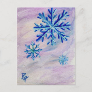 Snowflake ACEO Postcard
