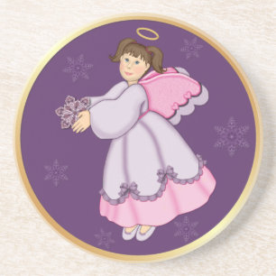 Snowflake Angel Coaster