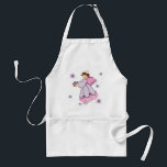 Snowflake Angel Standard Apron<br><div class="desc">Cute Snowflake Angel in shades of purple and pink. A delightful Christmas or Hanukkah winter design for the young ladies.</div>