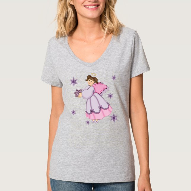 Snowflake Angel T-Shirt (Front)