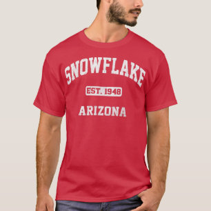 Snowflake Arizona AZ vintage state Athletic style T-Shirt