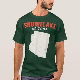Snowflake Arizona USA State America Travel Arizoni T-Shirt