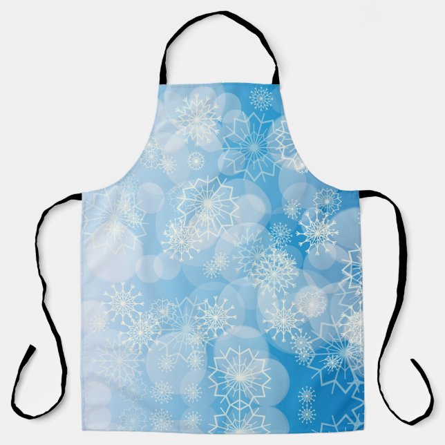 Snowflake background apron (Front)
