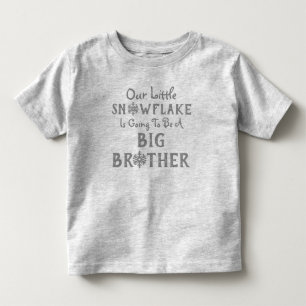 Snowflake Big Brother Toddler T-shirt