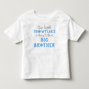 Snowflake Big Brother Toddler T-Shirt