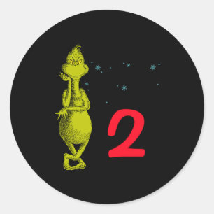 Snowflake Birthday Baby  Classic Round Sticker