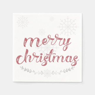 Snowflake & Branches Holiday Napkins